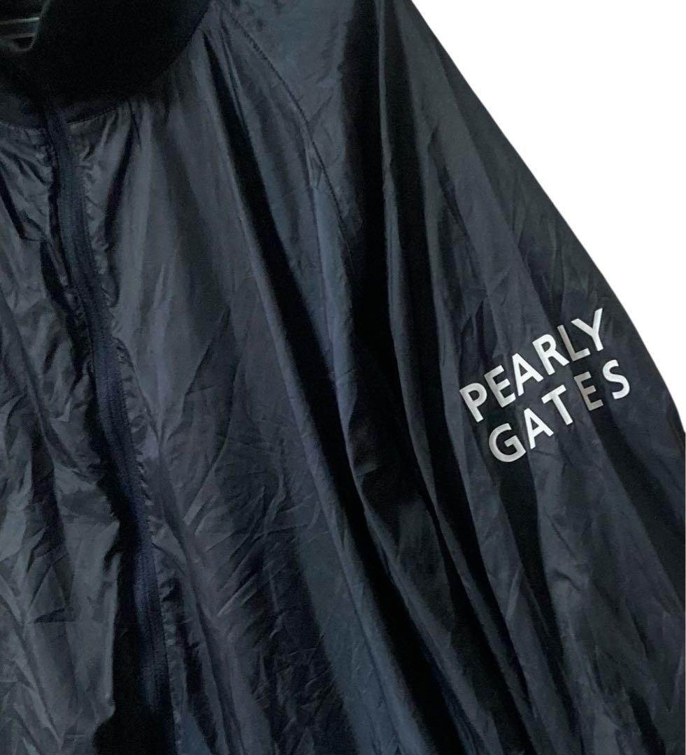 美品‼︎パーリーゲイツPEARLY GATES ナイロンジャケット ブラック LL
