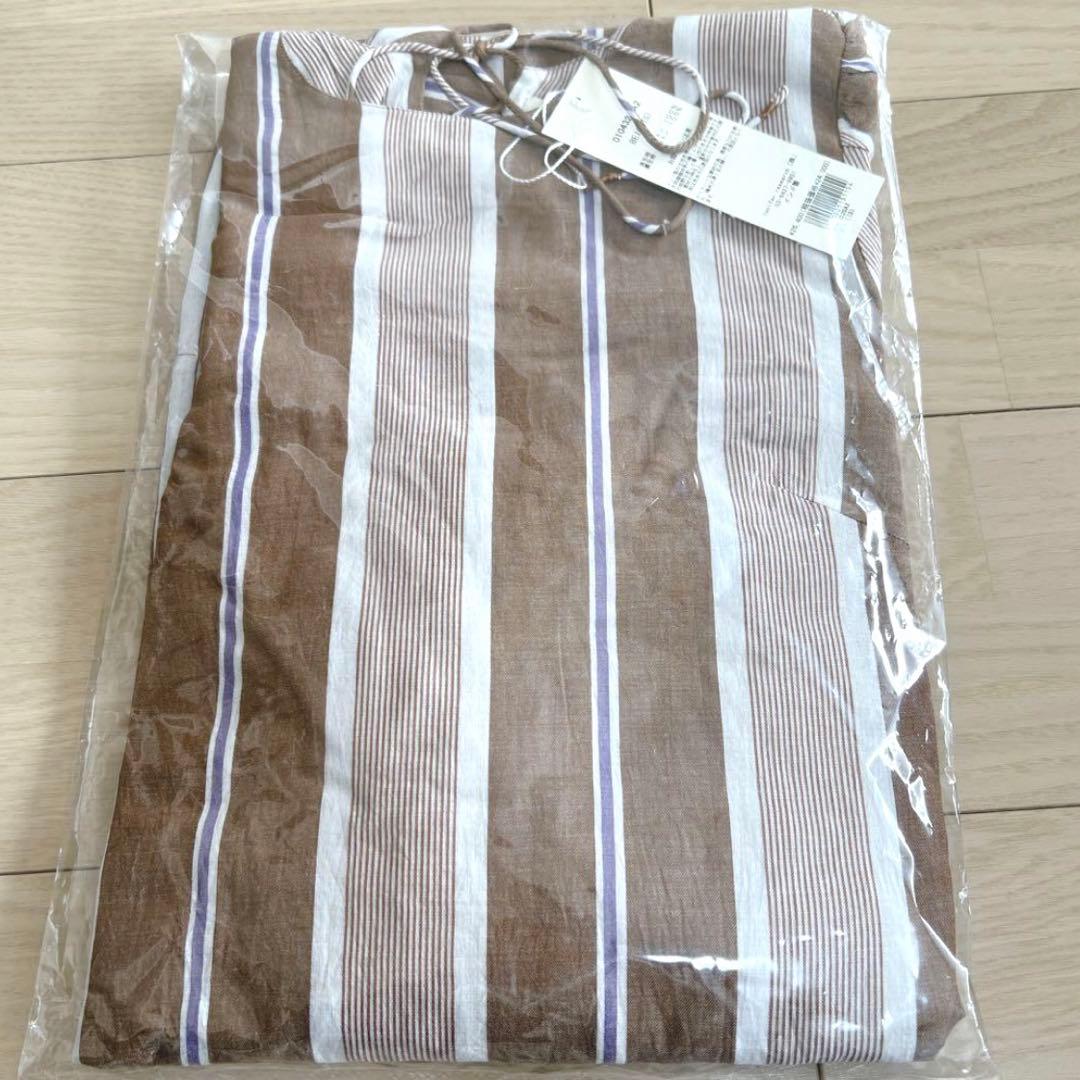 新品未開封　ヌキテパ　ストライプロングワンピース　ロングワンピース　コットン　S