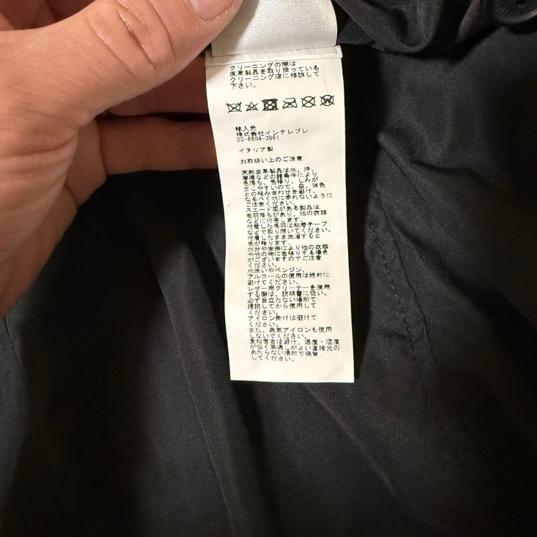 【新品未使用】EMMETI JURI ゴートスエード ライダースジャケット