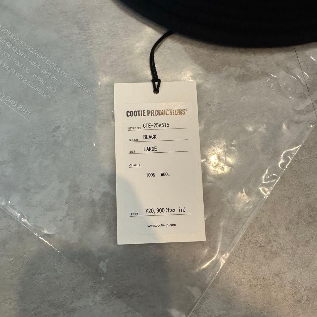 帽子 cootie WOOL MELTON BUCKET HAT L