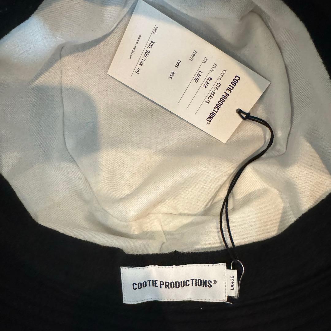 帽子 cootie WOOL MELTON BUCKET HAT L