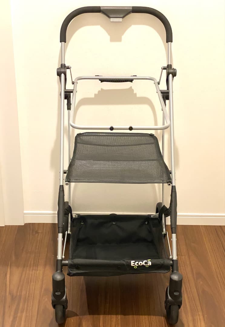 ち*ん様 【マイバッグと保冷バッグ付属】EcoCa ショッピングカート 折り畳み