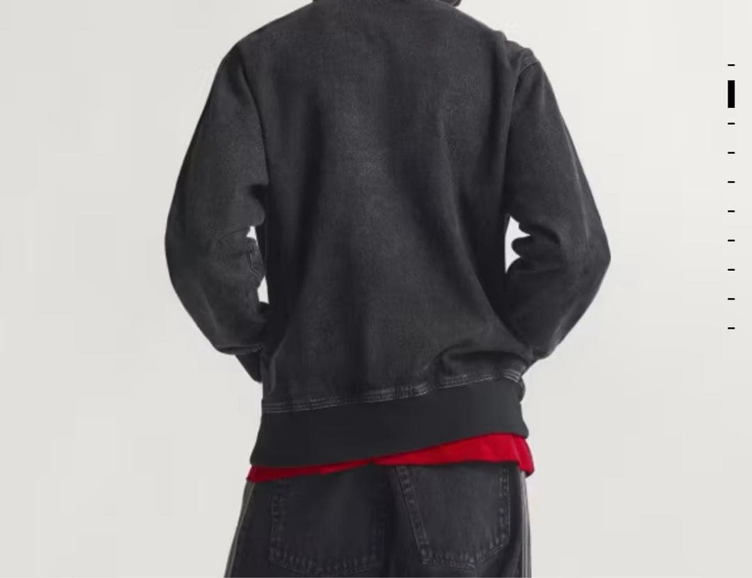 アディカラー デニム ファイヤーバード トラックトップ M