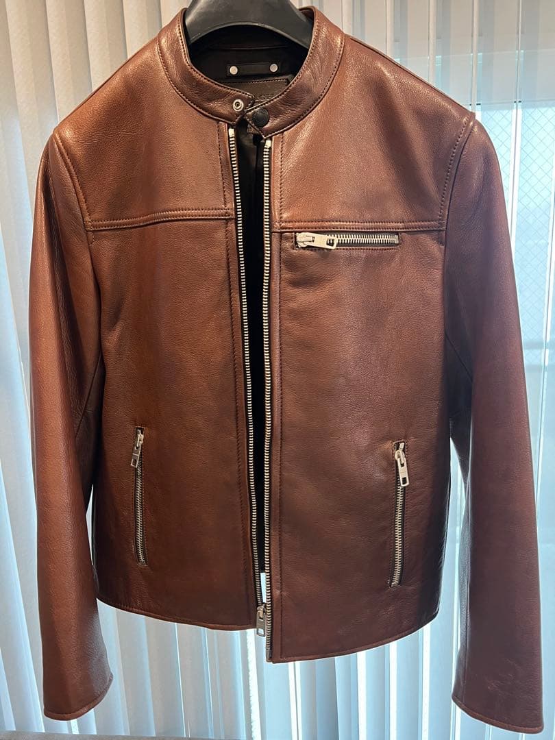 coach メンズ　レザー ジャケット