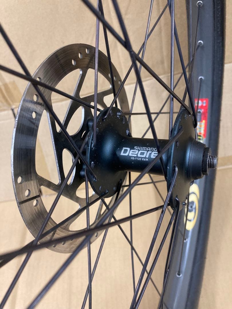 MAVIC D521 リム　シマノDEOREハブ　26インチホイールセット