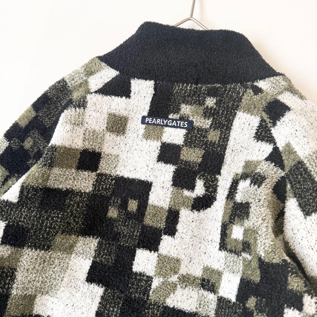 2024SS パーリーゲイツ　カモフラ　ニットブルゾン　ジャケット　サイズ2