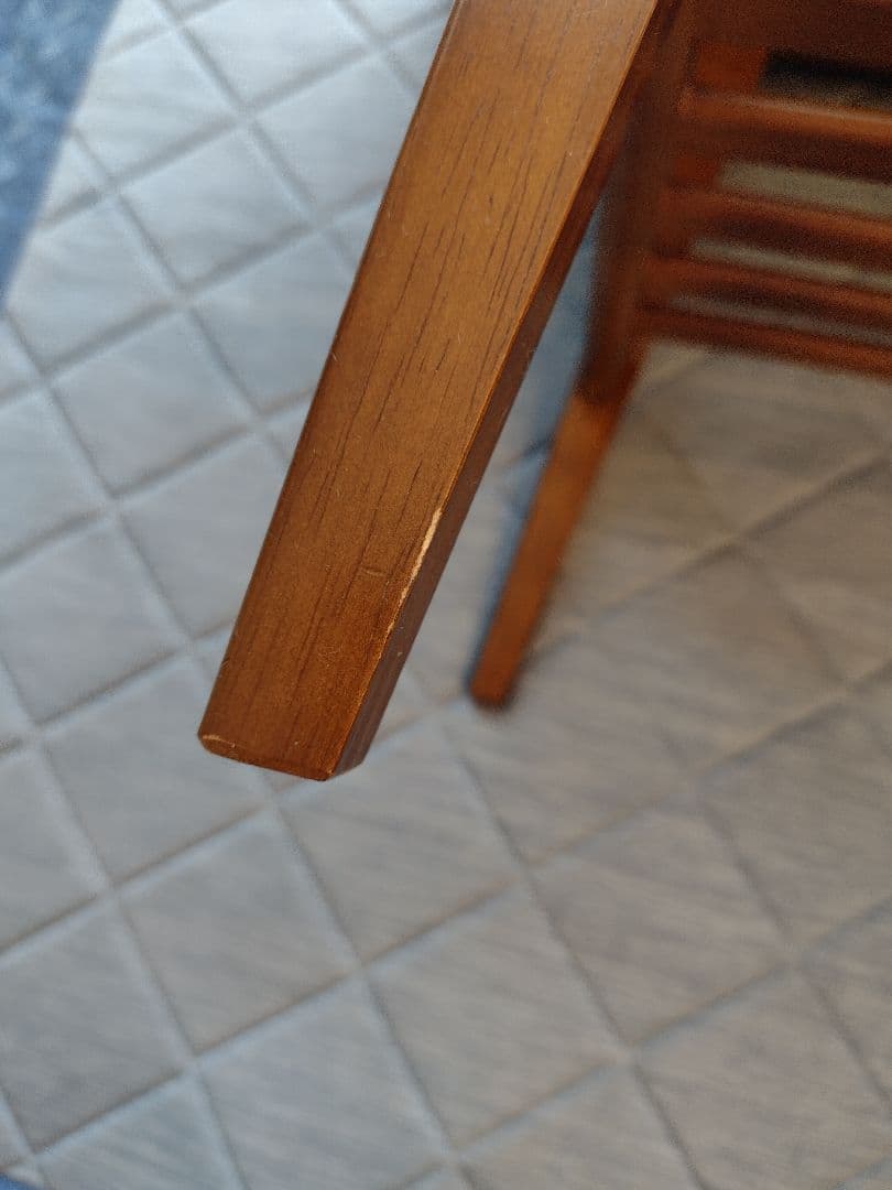 カリモク６０　リビングテーブル（大）ウォールナット　★犬の噛み跡あり★