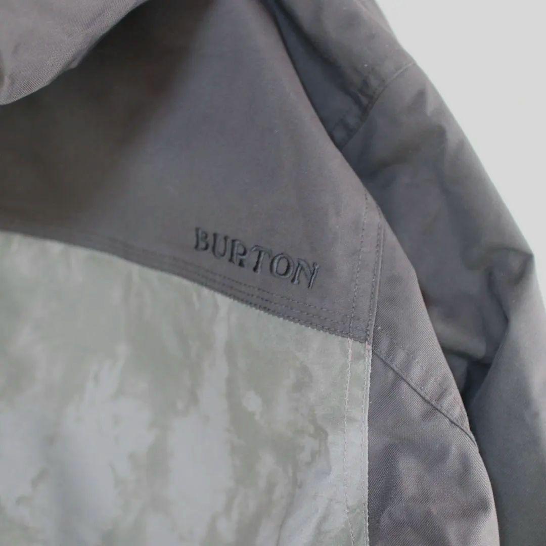 【極美品 高機能 フェード柄】厚地 高撥水【M】BURTON スノージャケット