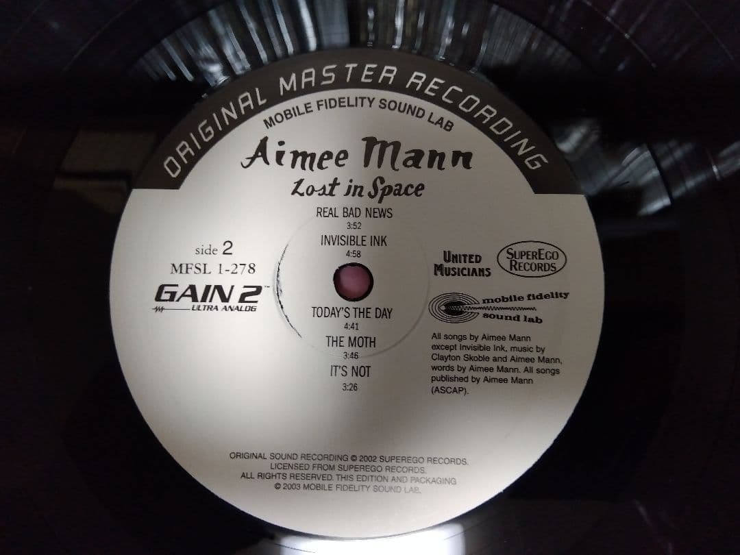 エイミーマン Lost In Space ロスト イン スペース LP