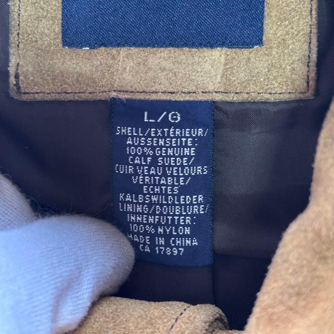 【超希少】OLD GAP カーフスエードレザージャケット ブラウン 革ジャン