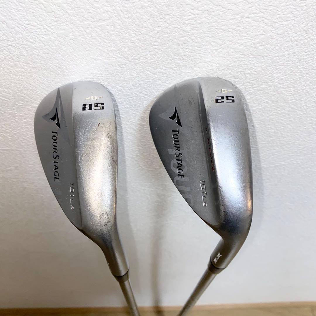 送料込☆TOURSTAGE 52°＆58° ウェッジ2本セット／メンズ右利き