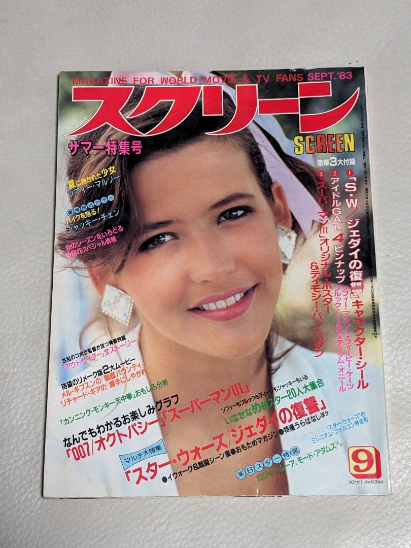 スクリーン SCREEN 1983年1〜12月号（付録つき）＜昭和レトロ＞