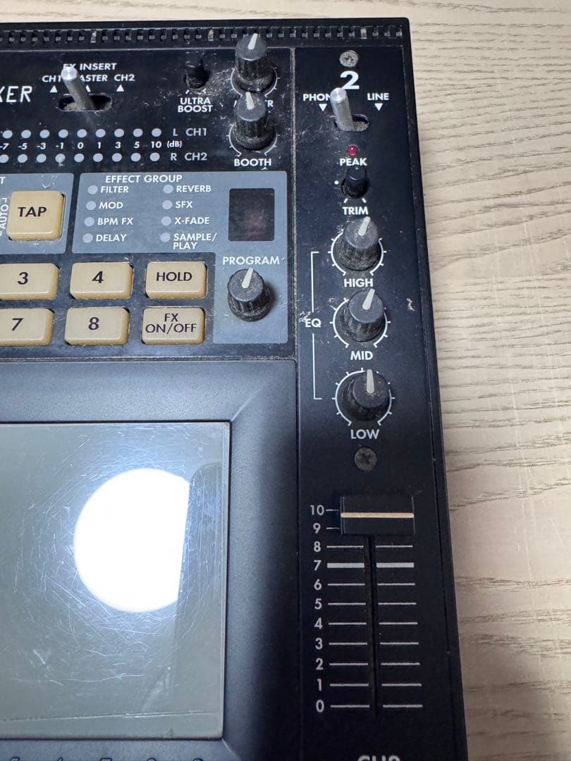 ジャンク　KORG KAOSS MIXER modelKM-2 アダプターなし