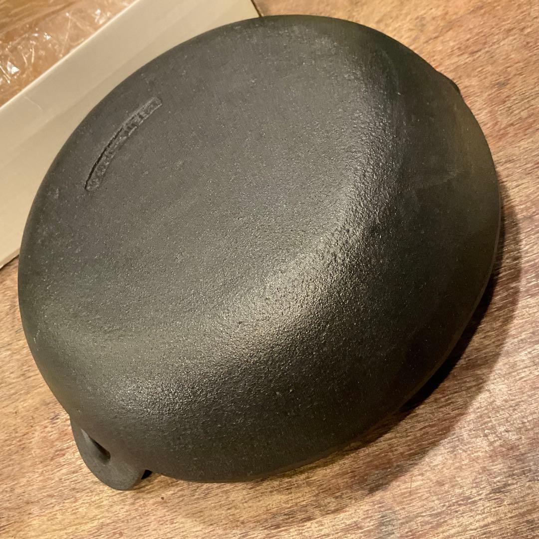 30cm！未使用品 希少 山王堂 謹製 天ぷら鍋 久慈砂鉄 天麩羅鍋 両手鍋