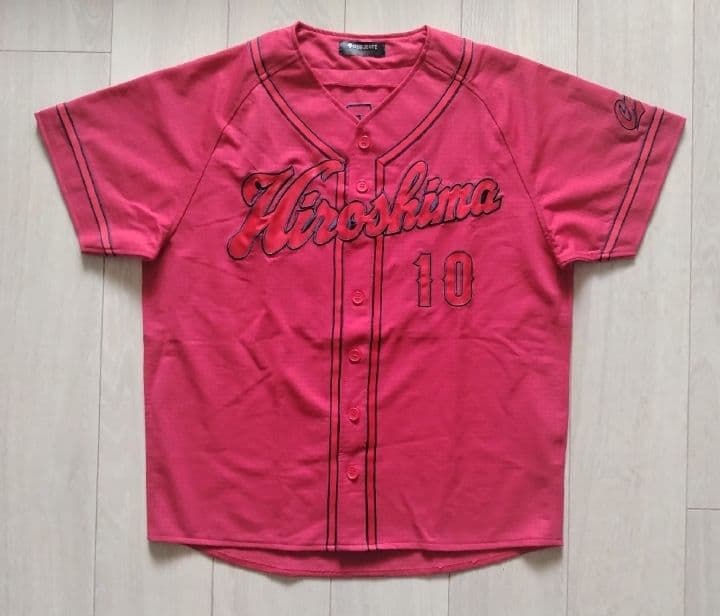 広島　カープ　マクブルーム　ハイクオリティ　ビジター　ユニフォーム　デザイン　S