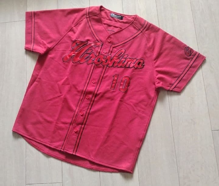 広島　カープ　マクブルーム　ハイクオリティ　ビジター　ユニフォーム　デザイン　S