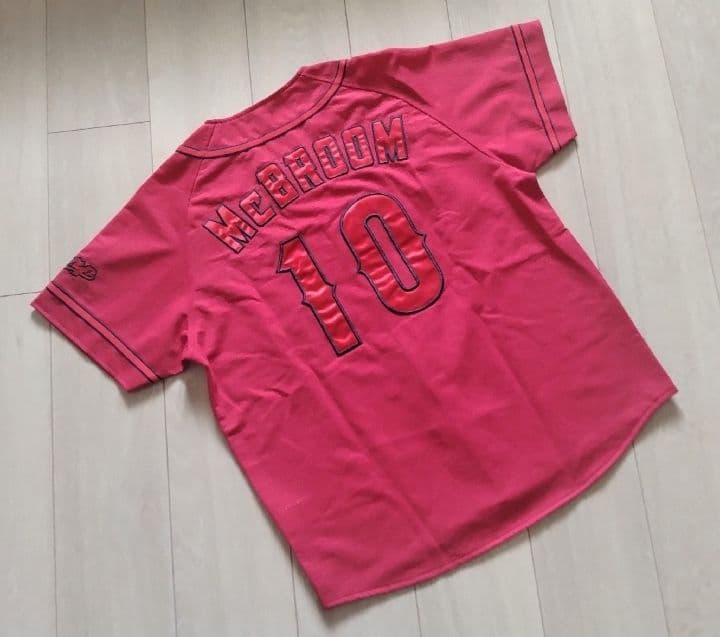 広島　カープ　マクブルーム　ハイクオリティ　ビジター　ユニフォーム　デザイン　S