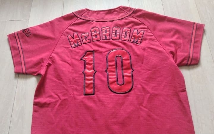 広島　カープ　マクブルーム　ハイクオリティ　ビジター　ユニフォーム　デザイン　S