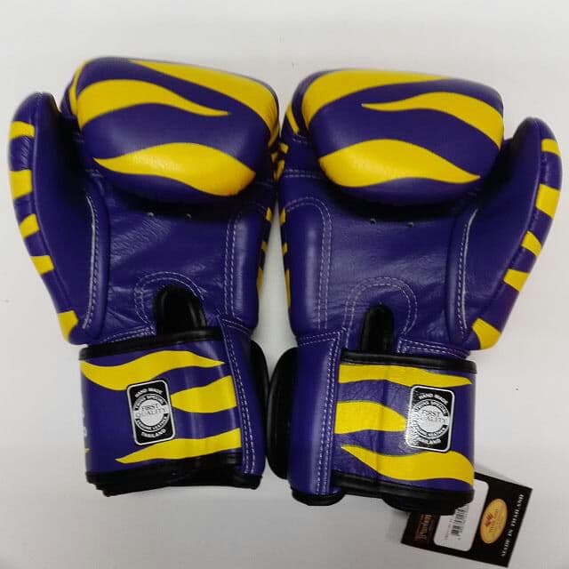 新品 正規 TWINS 本格ボクシンググローブ 本革製 サイズ選択 Z紫黄