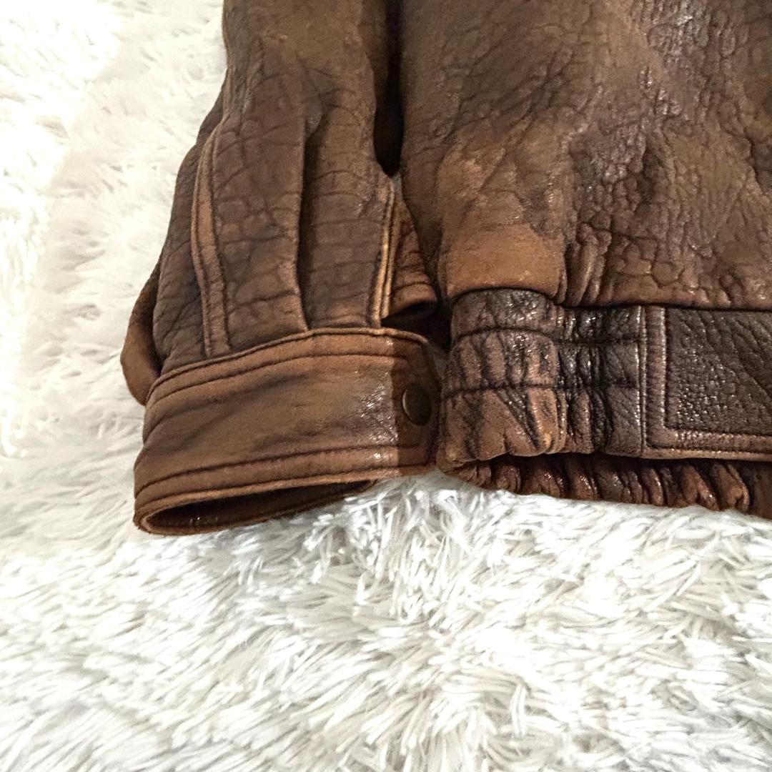 Wind Armor 本革 G-1型 ボアレザージャケット L ヴィンテージ