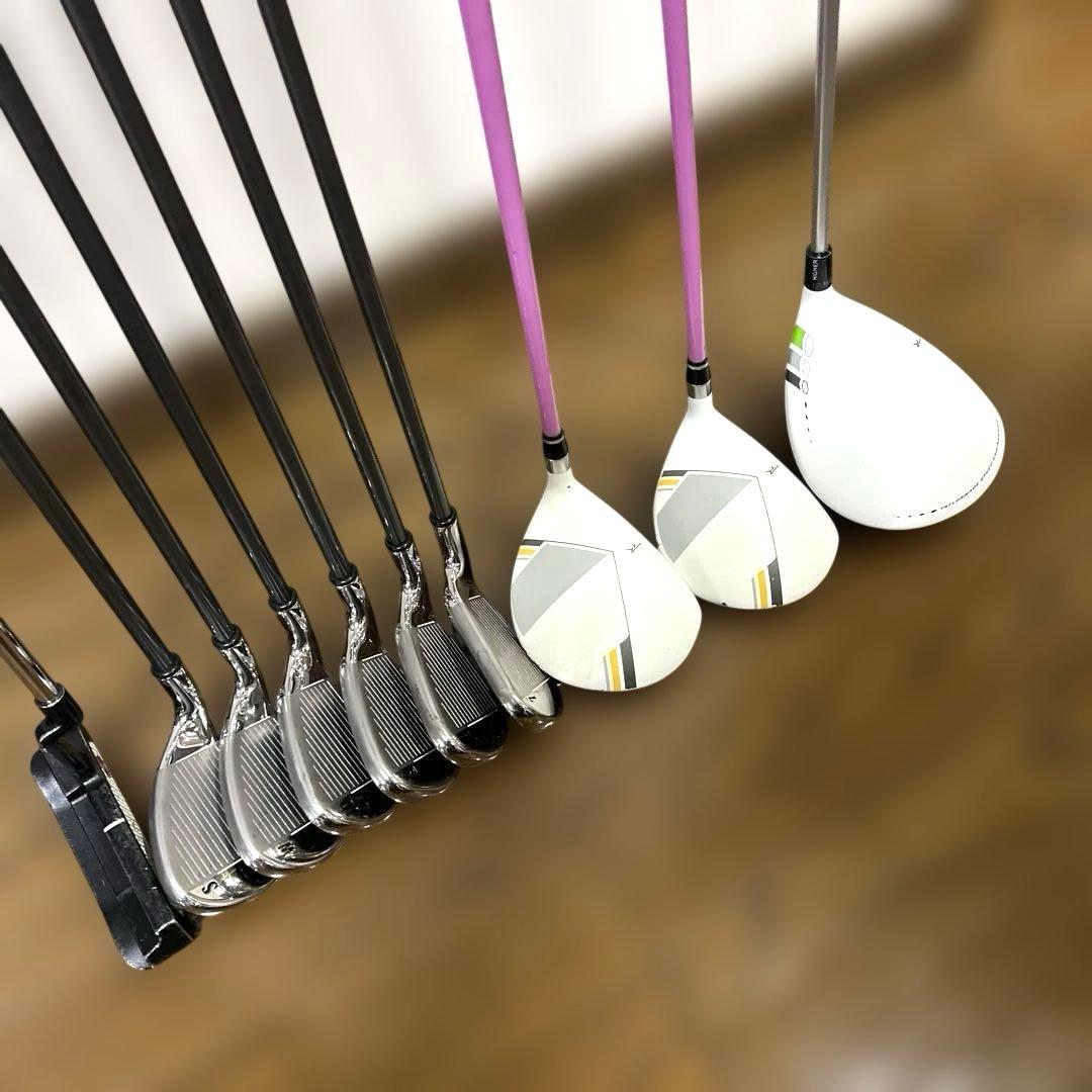 テーラーメイド＆キャロウェイ　レディースゴルフクラブ10本セット