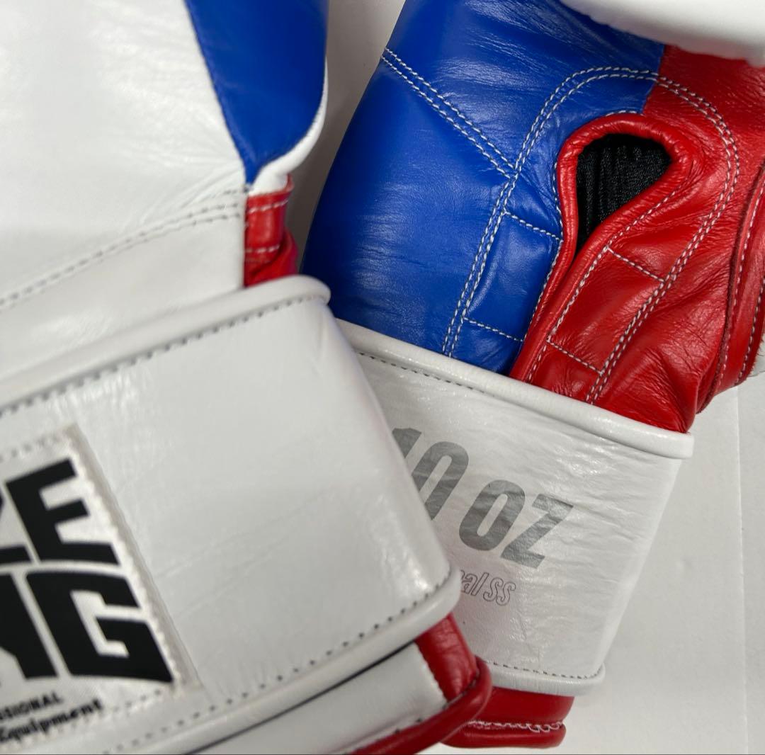 プライズリング　ボクシンググローブ　本革製 10oz 白