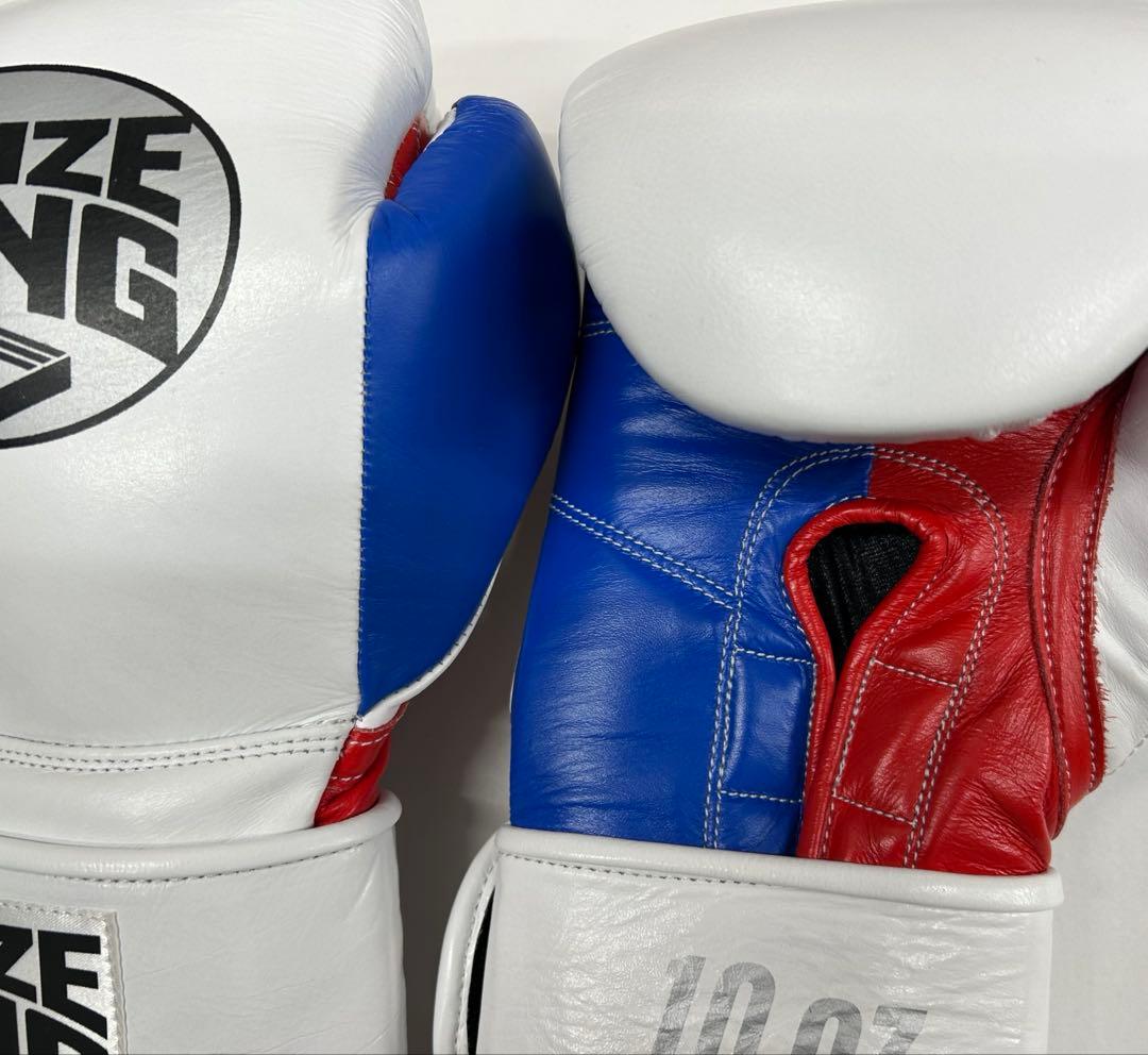 プライズリング　ボクシンググローブ　本革製 10oz 白