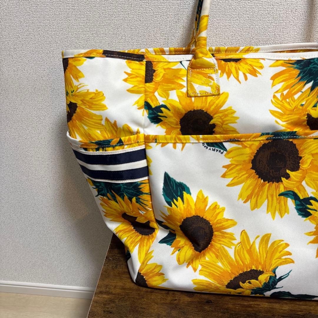 パーリーゲイツ　ボストンバック　ひまわり　ゴルフ　トートバッグ