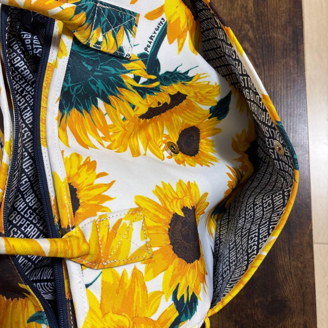 パーリーゲイツ　ボストンバック　ひまわり　ゴルフ　トートバッグ