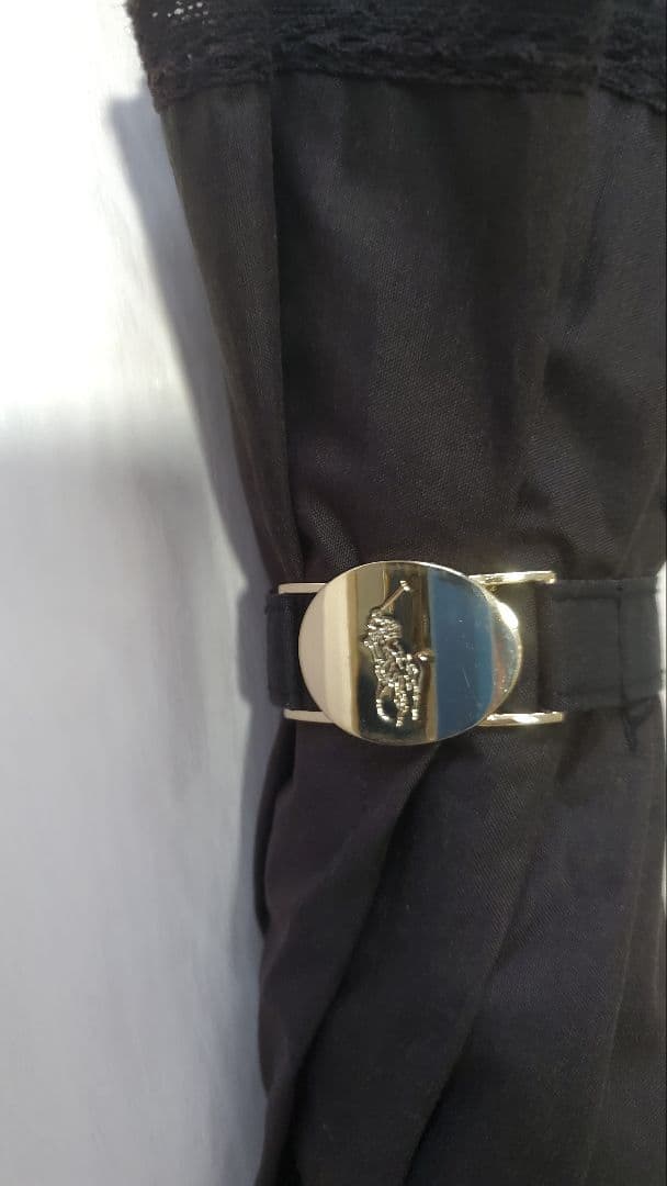 POLO LALPH LAURENブラック 折りたたみ日傘