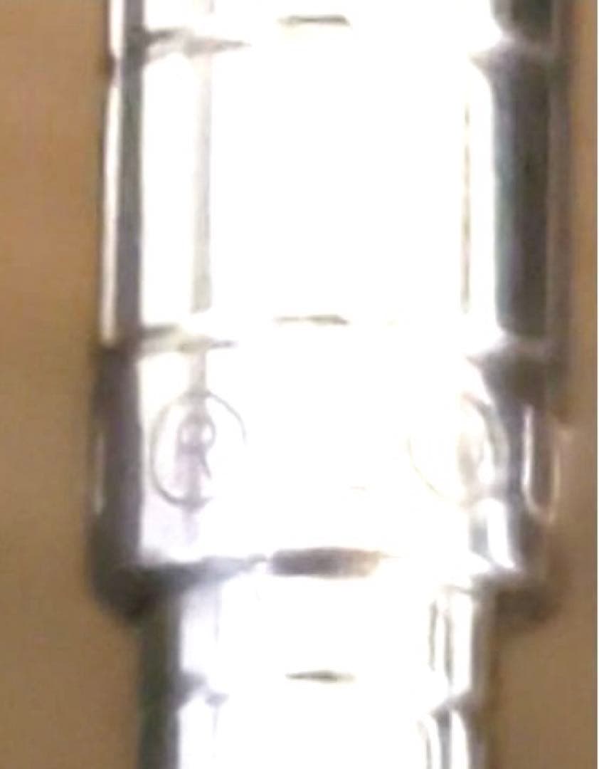 LOUIS VUITTONシルバー ストライプデザイン ボールペン