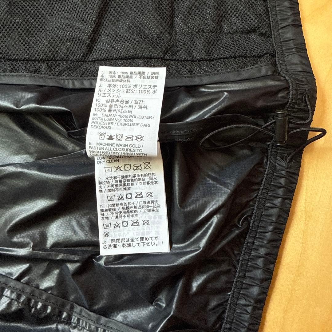 NIKE ランニングジャケット　ウィンドブレーカー　軽量　黒青ブラック　XL新品