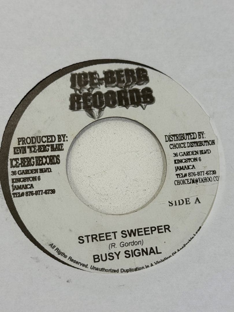 【COOL】ダンスホール7インチ9枚 BusySignal等