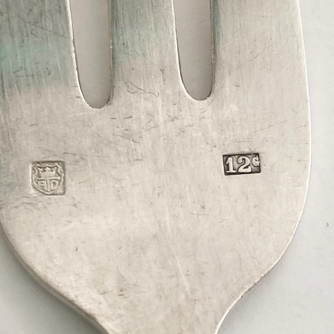 【デザートカトラリーセット＊15cm】フランスアンティーク シルバープレート