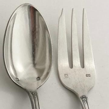 【デザートカトラリーセット＊15cm】フランスアンティーク シルバープレート