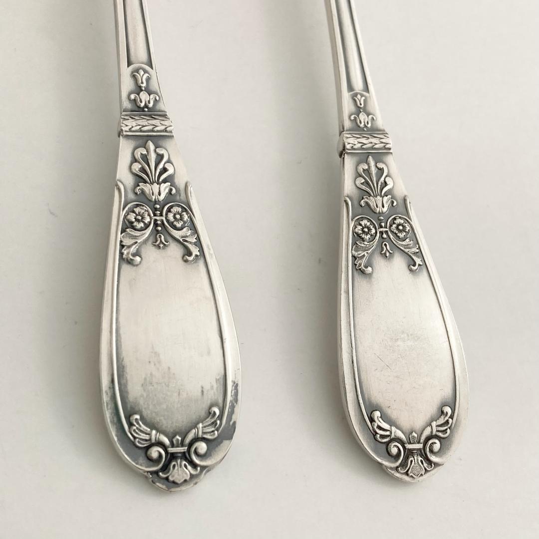 【デザートカトラリーセット＊15cm】フランスアンティーク シルバープレート