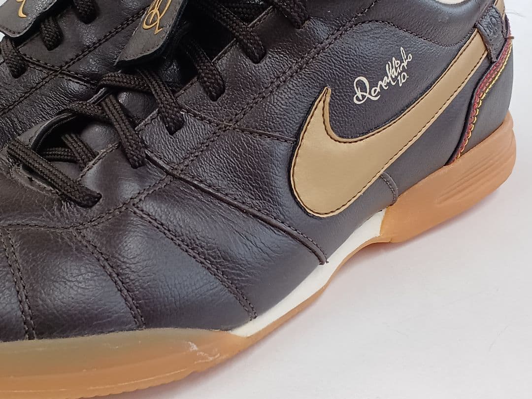 Nike Tiempo Guri IC 27cm ブラウン フットサル シューズ