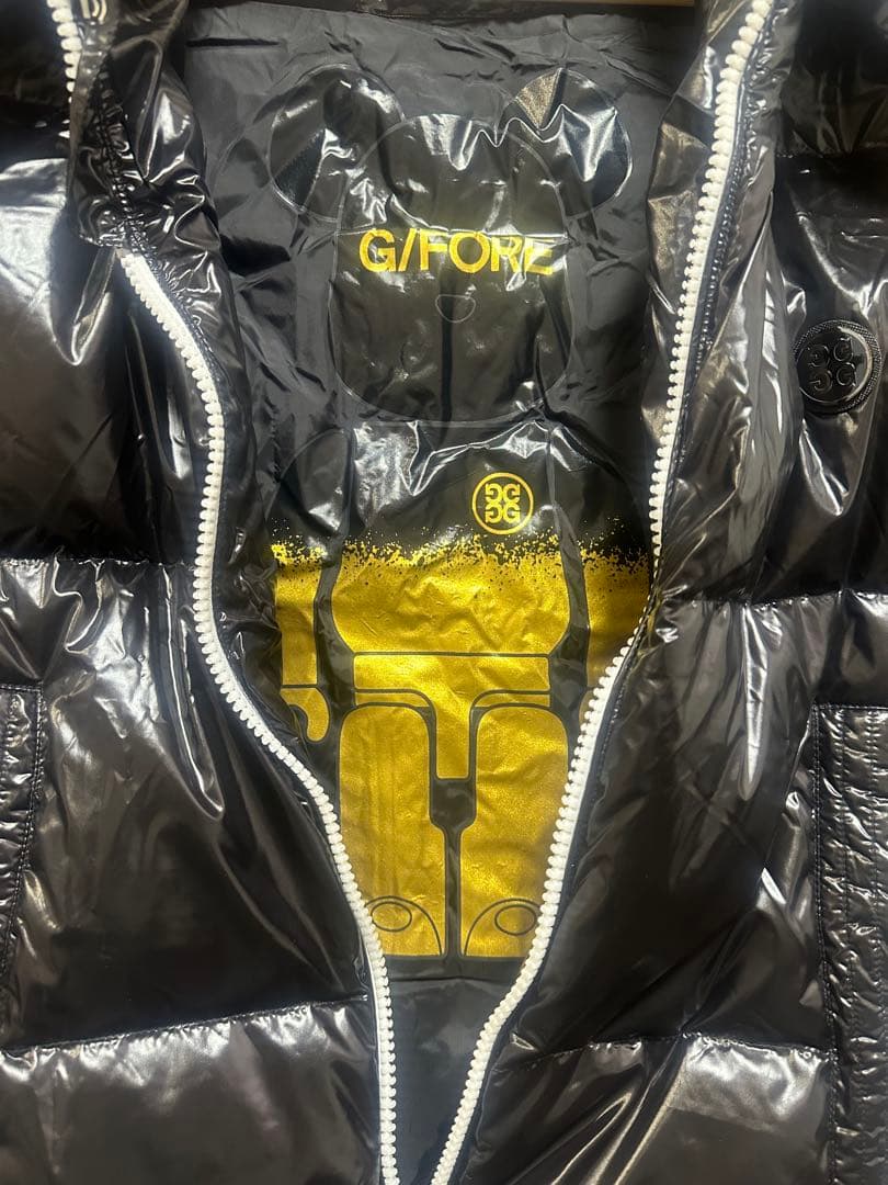 新作G/FORE韓国ジーフォア　メンズダウンベスト　ブラックsizeXL