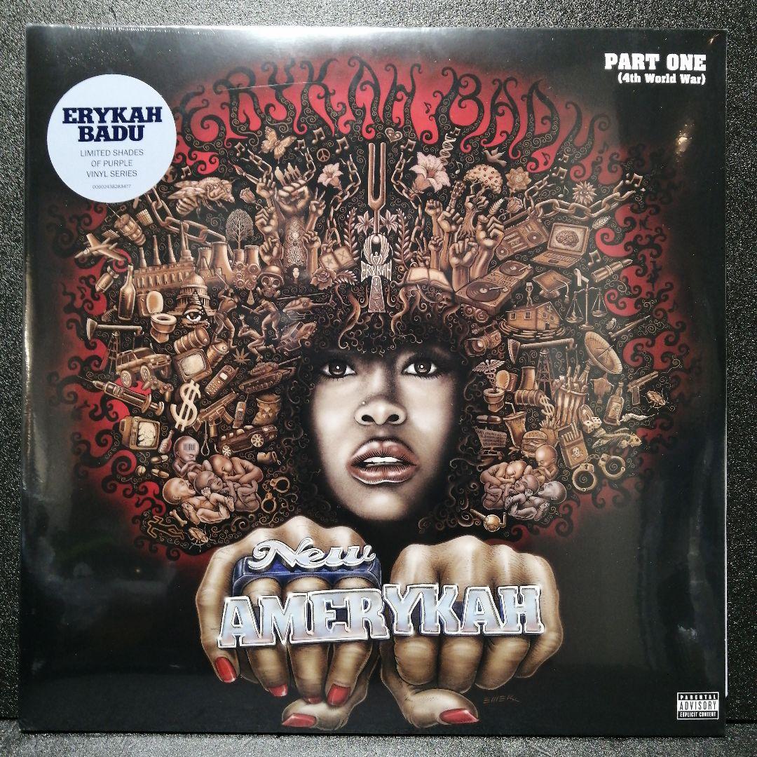 【限定パプ―ルカラー2枚組】 ERYKAH BADU NEW AMERYKAH