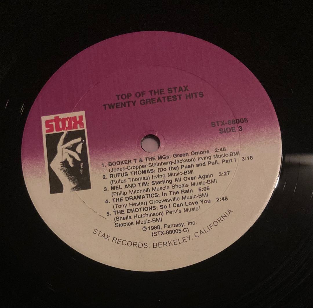 ◾️高音質スタックスソウルベスト20曲2LP◾️V.A. / Top If The