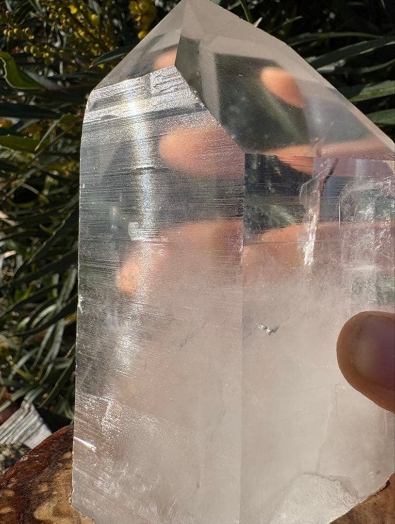 ❤️希少　1.1kg 透明感拔群　ヒマラヤ　強いパワー　極みの逸品　柱　水晶　原石