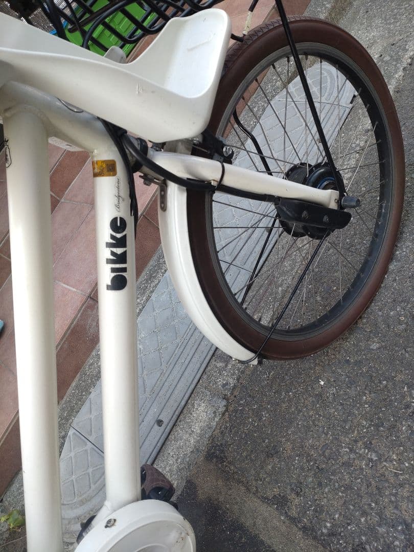 配送可★直接引渡可★カスタム【ビッケグリGRI】電動アシスト自転車★３人乗子供乗