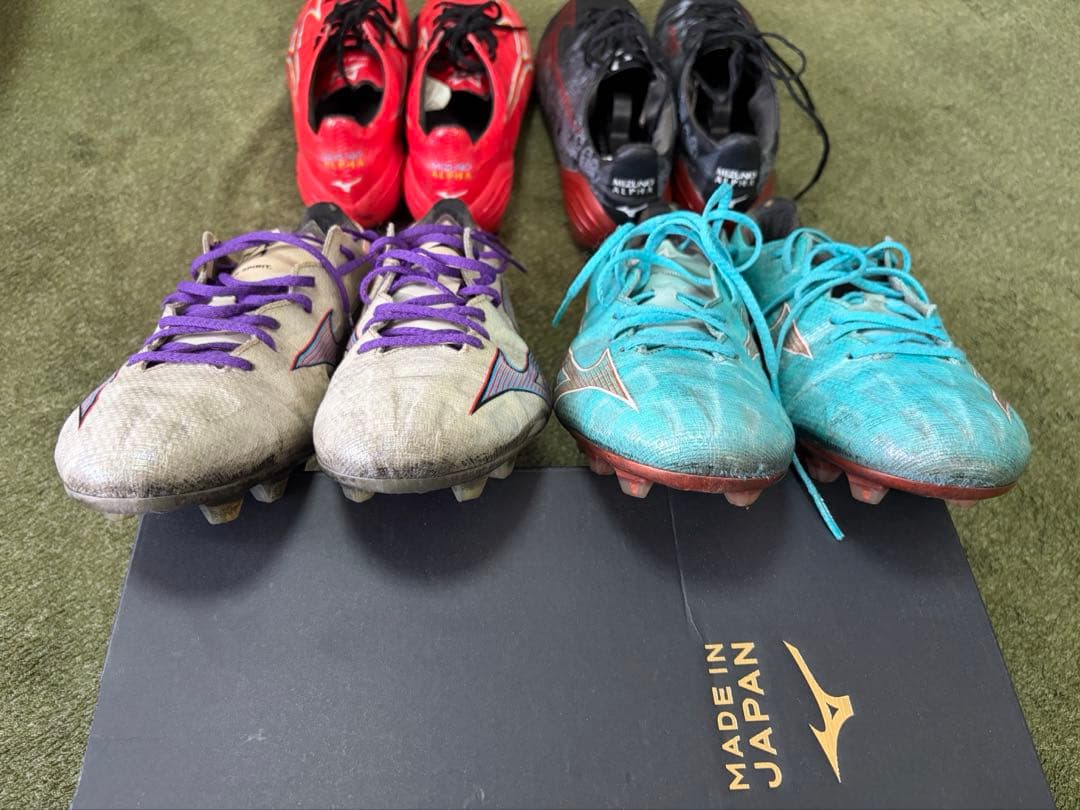 ミズノ アルファJapan 27.5cm 4足セット+トレシュー