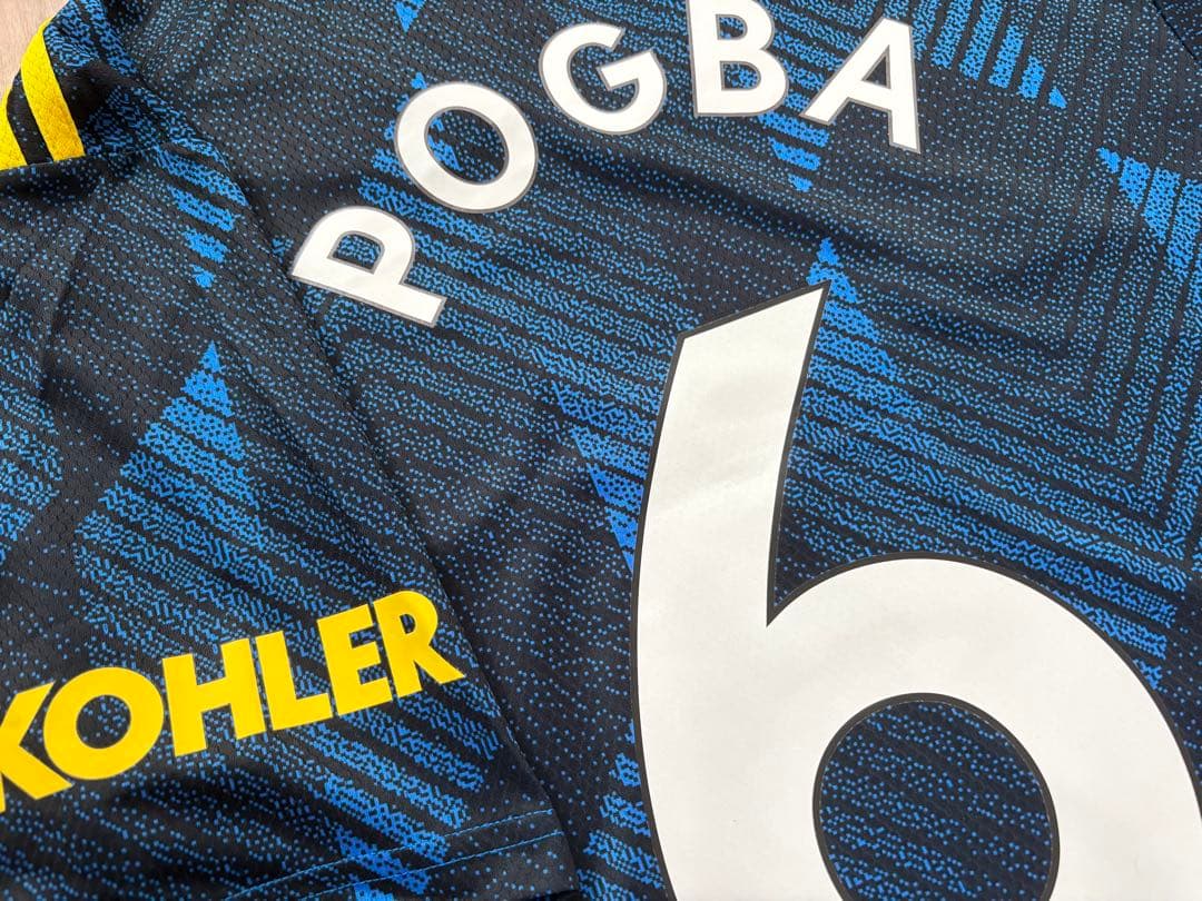 【新品】Man Utd 2021-22サードPOGBA/ポグバ 6番(正規品)