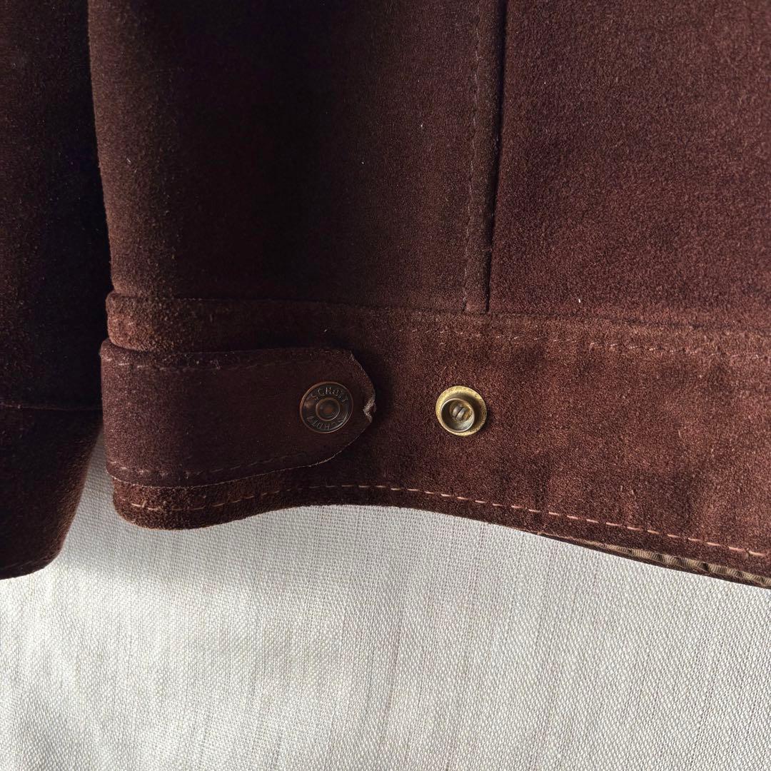 schott ショット USA製 スエード ブラウン トラッカージャケット 42