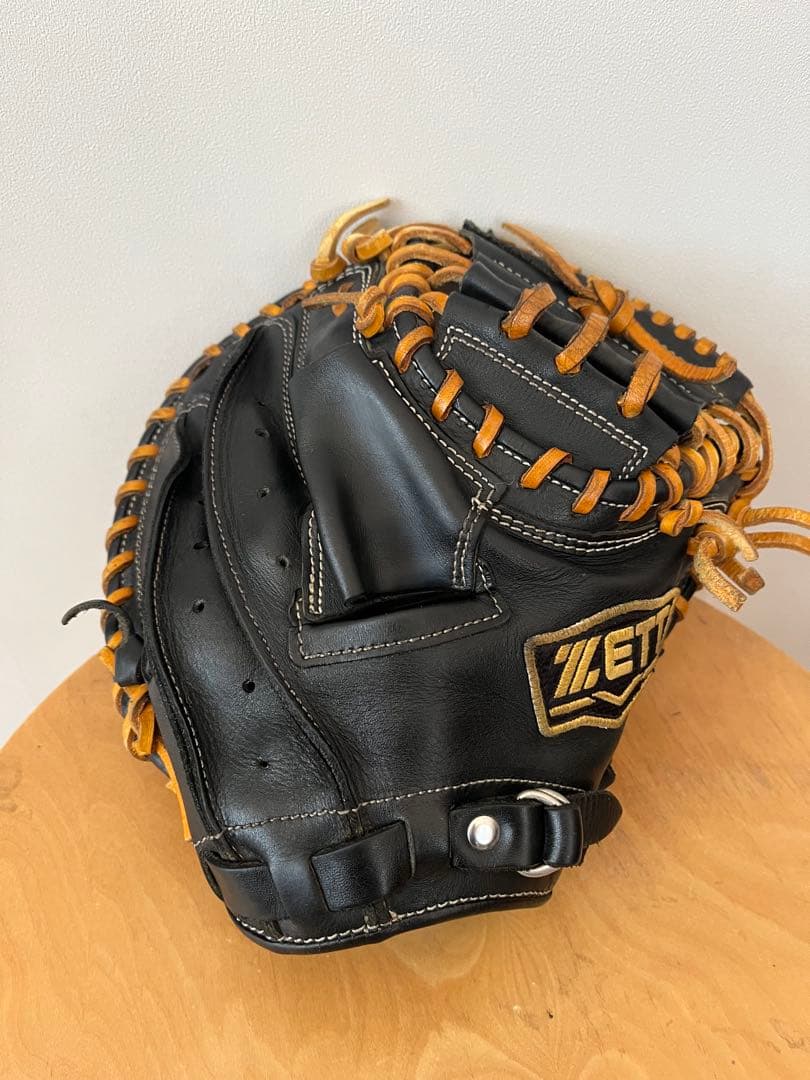 ZETT トレーニング用キャッチャーミットオレンジ