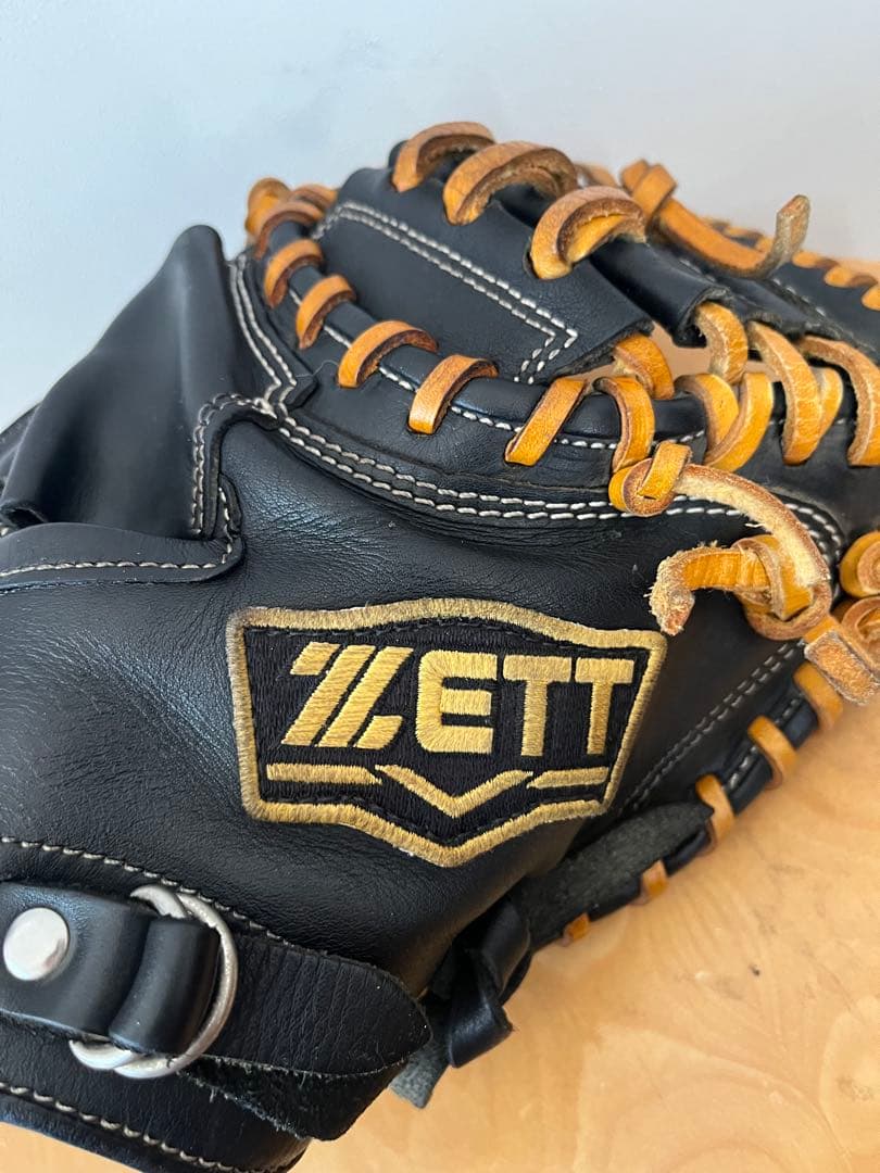 ZETT トレーニング用キャッチャーミットオレンジ