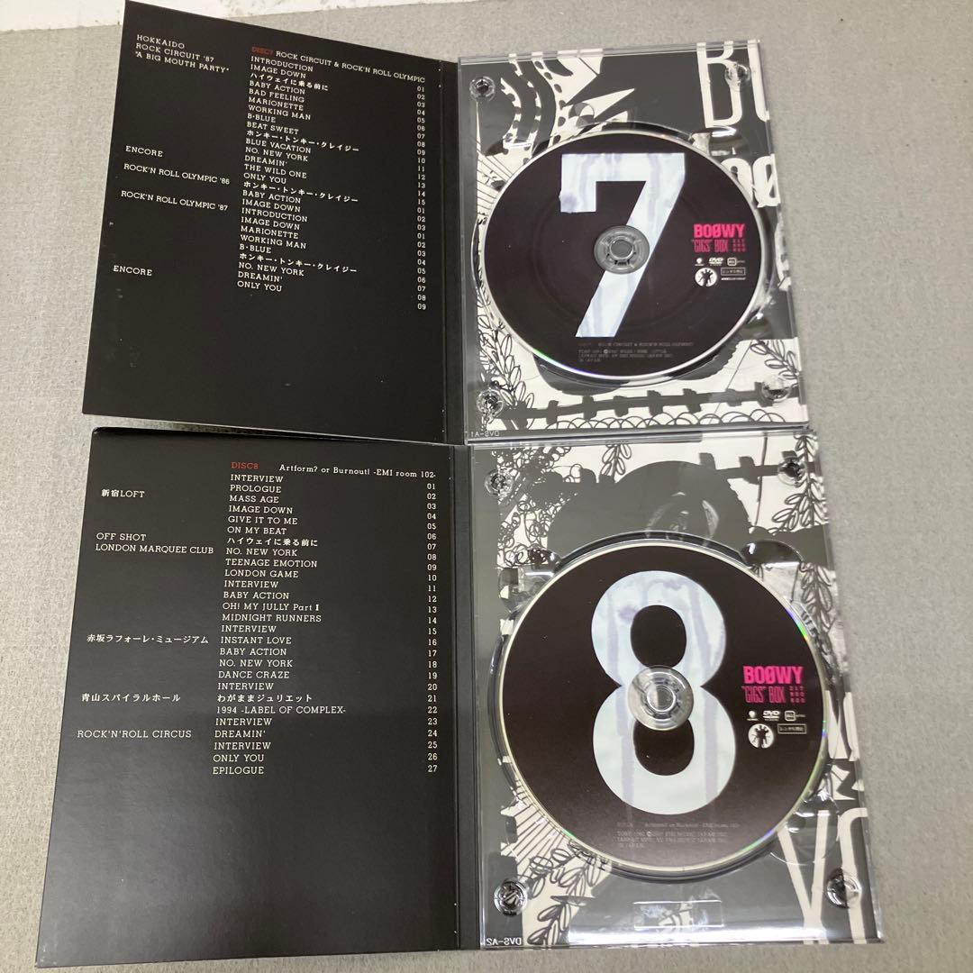 GB7131 BOφWY/\"\"GIGS\"\"BOX〈完全生産限定・8枚組〉