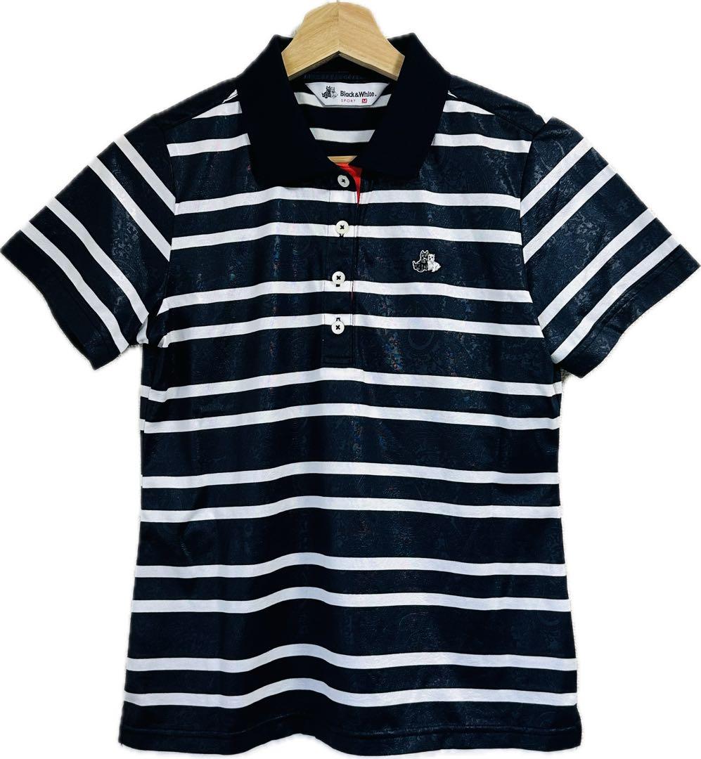 未使用 ブラックアンドホワイト BLACK&WHITE シャドウペイズリー M