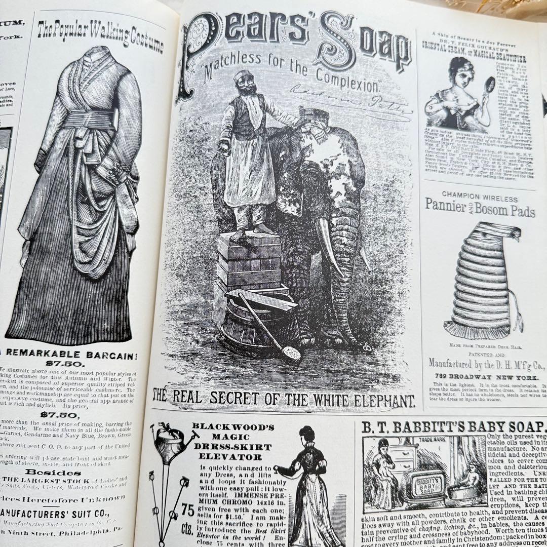 アメリカ広告の素晴らしい世界ꕤ1865年-1900年ꕤ広告芸術の宝庫ꕤ洋書